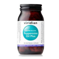 VIRIDIAN Nutrition Peppermint Oil Plus 90 kapslí