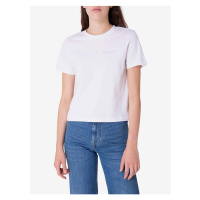 Bílé dámské tričko s potiskem na zádech Calvin Klein Jeans