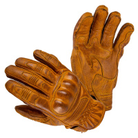 Kožené moto rukavice W-TEC Trogir hnědá