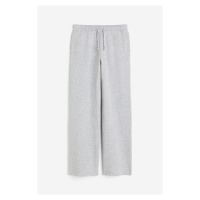 H & M - Široké kalhoty jogger - šedá