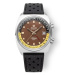 Nivada Grenchen Antarctic GMT - Tropical - Black Leather