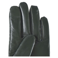 Semiline Dámské kožené antibakteriální rukavice P8202 Green