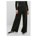 Dámské tepláky // Urban Classics / Ladies Velvet Rib Straight Sweat Pants black