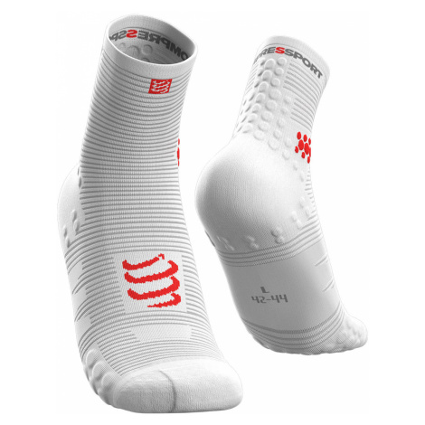 Ponožky Compressport PRO RACING SOCKS V3.0 bílá