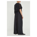 Kalhoty Lovechild Mary-Anne dámské, černá barva, jednoduché, high waist, 5494168