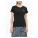 Calvin Klein Calvin Klein dámské černé tričko SLIM ORGANIC COTTON T-SHIRT