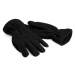 Beechfield Fleecové zimní rukavice B295 Black