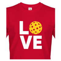 Pánské tričko s potiskem Florbal love - ideální dárek pro florbalistu