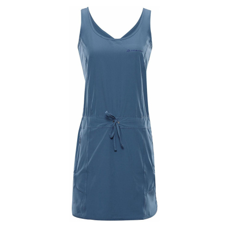 Dámské šaty Alpine Pro PATA - šedo-modrá