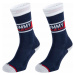 Tommy Hilfiger UNISEX TOMMY JEANS SOCK 2P Unisexové ponožky, tmavě modrá, velikost