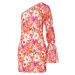 Bonprix BODYFLIRT šaty s květy Barva: Růžová, Mezinárodní