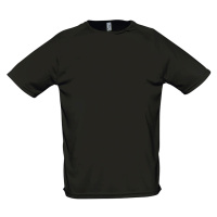 SOĽS Sporty Pánské triko s krátkým rukávem SL11939 Černá