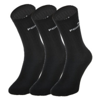 3PACK PUMA Pánské ponožky 883296 Crew Sock A Černá