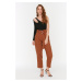 Trendyol Camel Belted Trousers