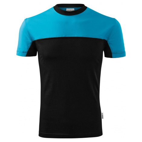 MALFINI® Dvoubarevné bavlněné tričko se zpevňující páskou mez rameny