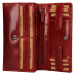 Dámská kožená peněženka Lagen Ebony - červená