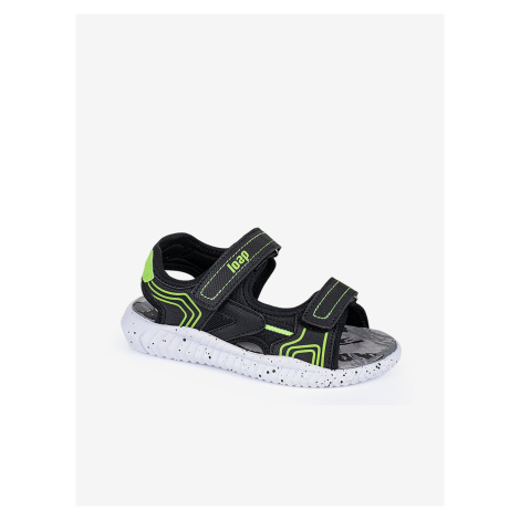 Zeleno-černé klučičí sandály LOAP Enera