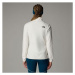 The North Face 100 GLACIER 1/4 ZIP Dámská mikina, bílá, velikost