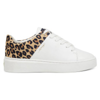 Ed Hardy Wild low top white leopard Bílá