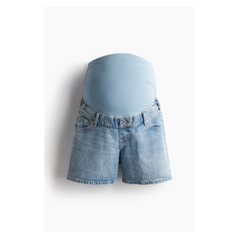 H & M - MAMA Džínové šortky - modrá H&M