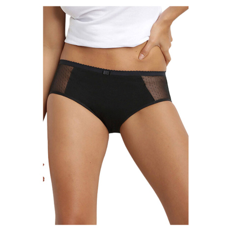 Menstrual lace boxer strong DIM - menstruační kalhotky Bellinda černá