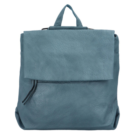 Stylový městský dámský koženkový batoh Sonleada, světle modrá Paolo Bags