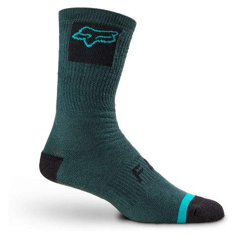 Ponožky Fox 8" Defend Crew Sock Emerald