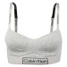 Calvin Klein REIMAGINED HERITAGE-LGHT LINED BRALETTE Dámská podprsenka, šedá, velikost