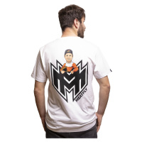 Meatfly pánské tričko Riders Michek White | Bílá | 100% bavlna