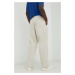 Kalhoty Wrangler Casey Jones Chino pánské, béžová barva, ve střihu chinos