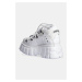 Kožené sneakers boty New Rock Napa Blanca + Vacuno Blanco + Tower Blanco bílá barva, M-106N-C27