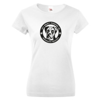 Dámské tričko Boxer  -  dárek pro milovníky psů