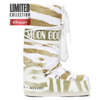 MOON BOOT-Icon Zebra white/sage barevná