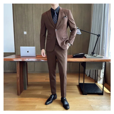 Trojdílný oblek 3v1 sako, vesta a kalhoty JF459 JFC FASHION
