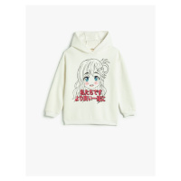 Koton Anime Hoodie & Sweatshirt Long Sleeve Rayon