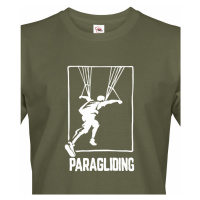Pánské tričko pro fanoušky paraglidingu