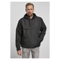 Bunda Brandit Fleece Pull Over Windbreaker - black