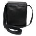Scorteus Pánská kožená taška přes rameno Scorteus na iPad SM 1137 černá