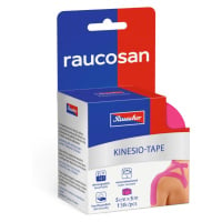 Raucosan Kinesio Tape tejpovací páska 5cm x 5 m růžová