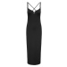 Jacqueline de Yong Dámské šaty JDYMISTY Slim Fit 15318179 Black