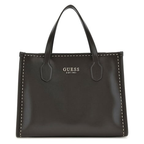 Guess Silvana Two Compartment Tote Černá