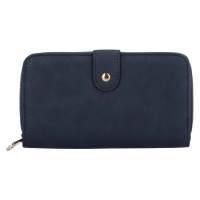 Trendy dámská koženková peněženka Bellina,  modrá