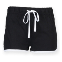 Sf Dětské bavlněné šortky SM069 Black