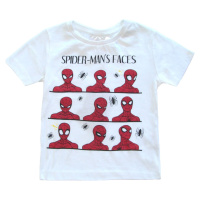 Spider Man - chlapecké bílé tričko Bílá