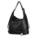 Trendová dámská kabelka/batoh Retion, černá