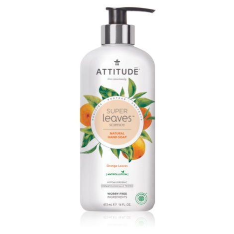 Attitude Super Leaves Orange Leaves přírodní tekuté mýdlo na ruce s detoxikačním účinkem 473 ml