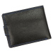 Pánská kožená peněženka Wild 125130B černá / modrá