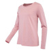 Lotto MSC LONG SLEEVE TEE Dámské tričko s dlouhým rukávem, růžová, velikost