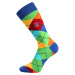 Lonka Dikarus Pánské trendy ponožky - 3 páry BM000000727600100332 káro / mix A