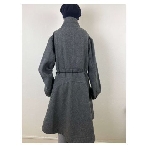Slabounký vlněný kabát Made in Nepal 100 % vlna | Modio.cz